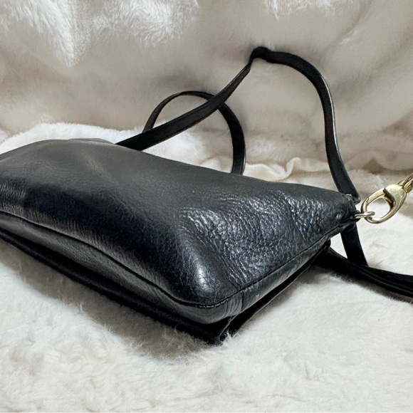 Lodis Black Crossbody Bag with Gold Accents - Picture 5 of 8